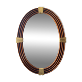 Vintage Valenti mirror in solid wood and bronze