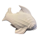 Le Jan, large ceramic fish cracked art deco circa 1930