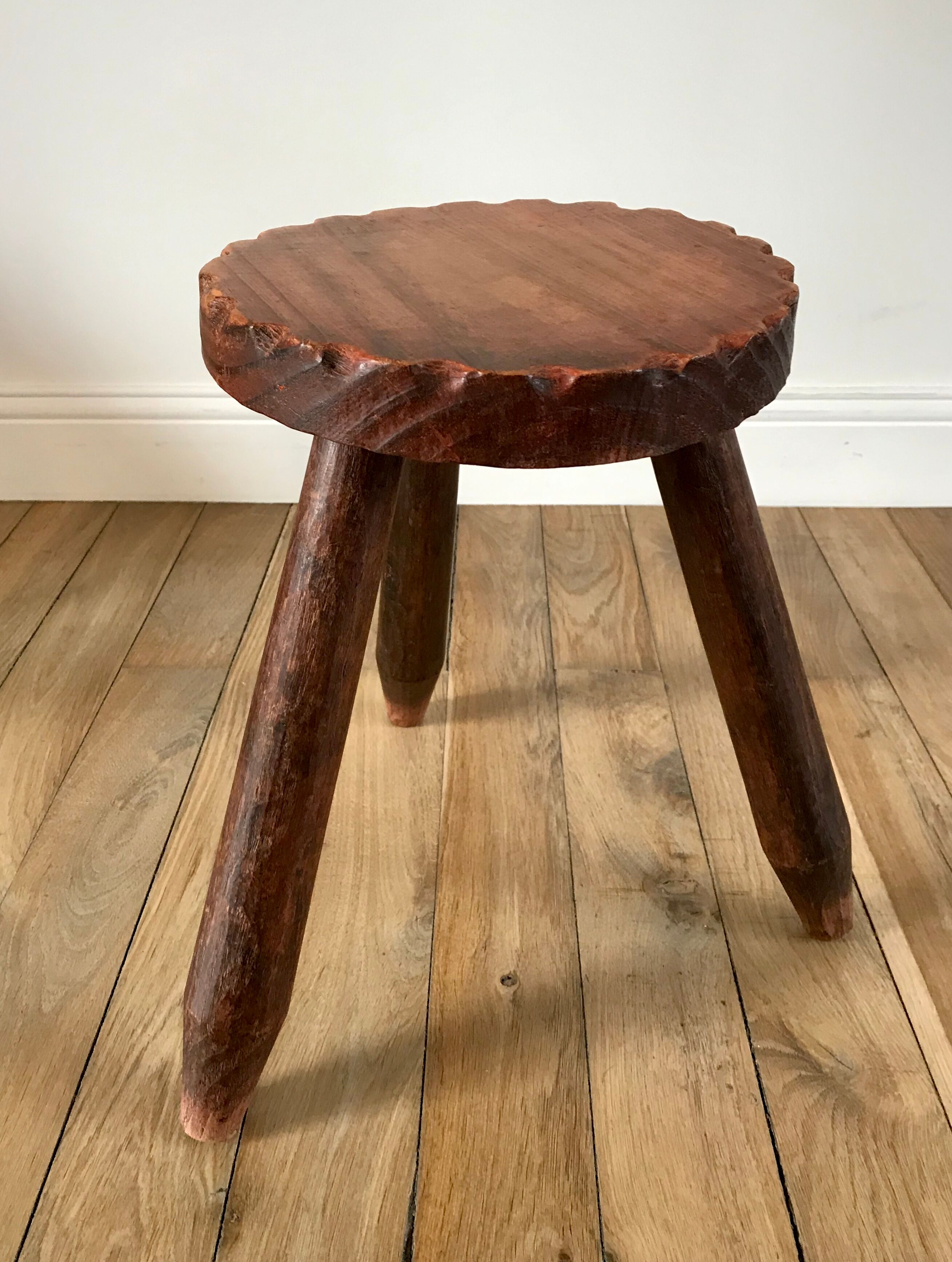 Wooden tripod stool 40s-50s