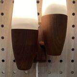 Double opaline applique 1950 "scandinavian design".