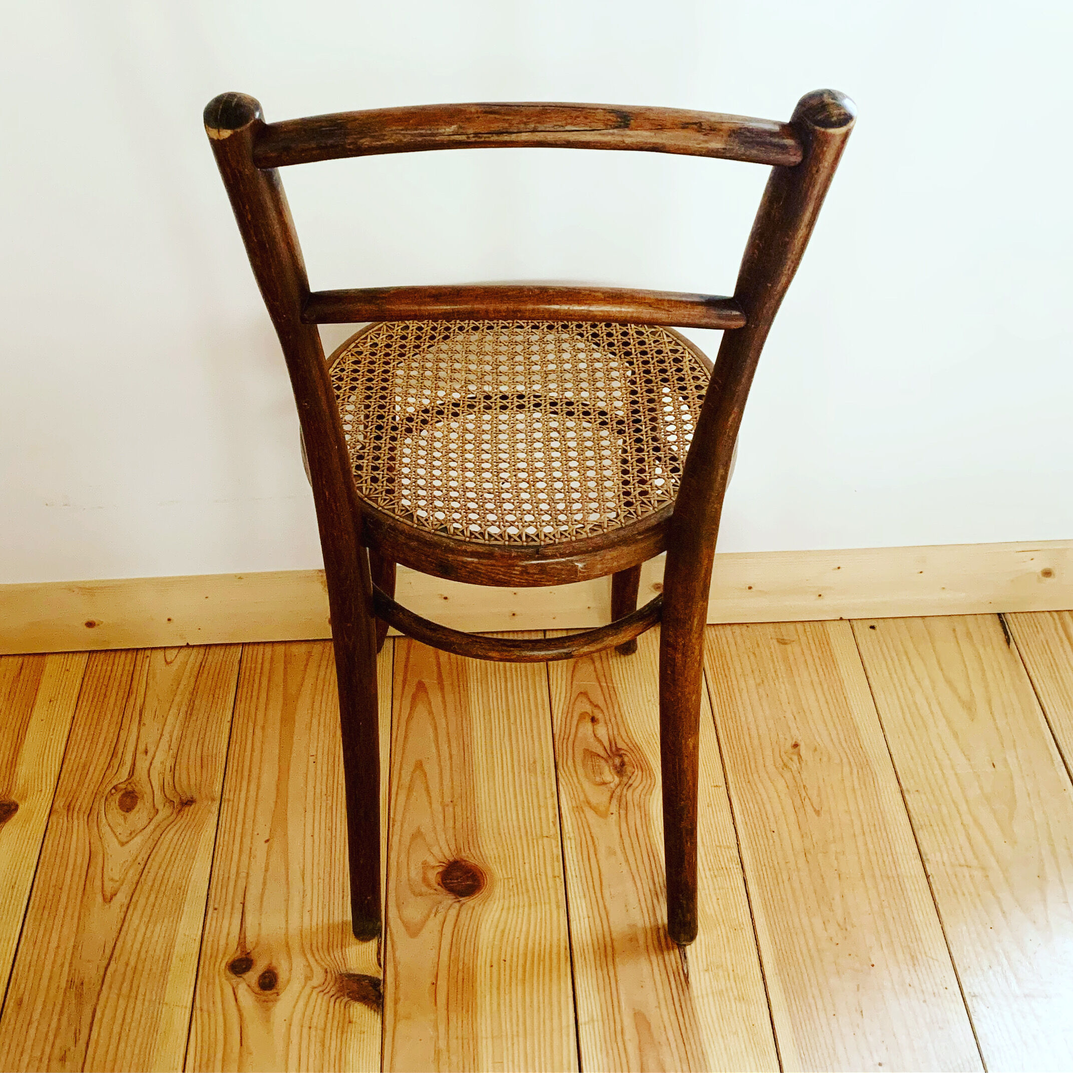 Bistro chair stamped "glarus"
