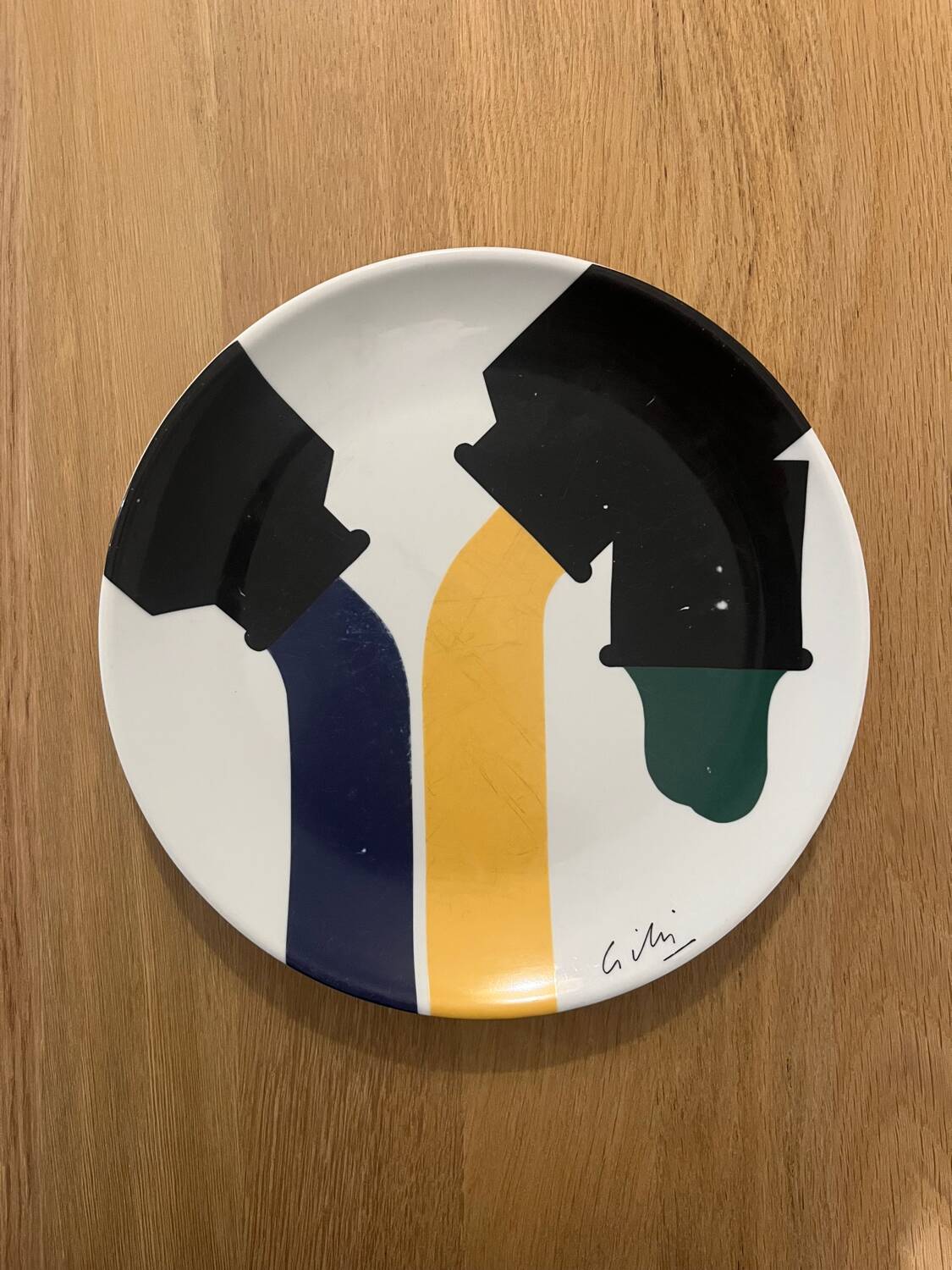 Rare - Claude Gilli 1987 "set of 3 plates" signed/numbered