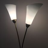 Rare Mid-century White Flower Floor Lamp by Zukov - 1960