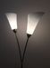 Lampadaire rare fleur blanche au milieu du siècle par Zukov - 1960