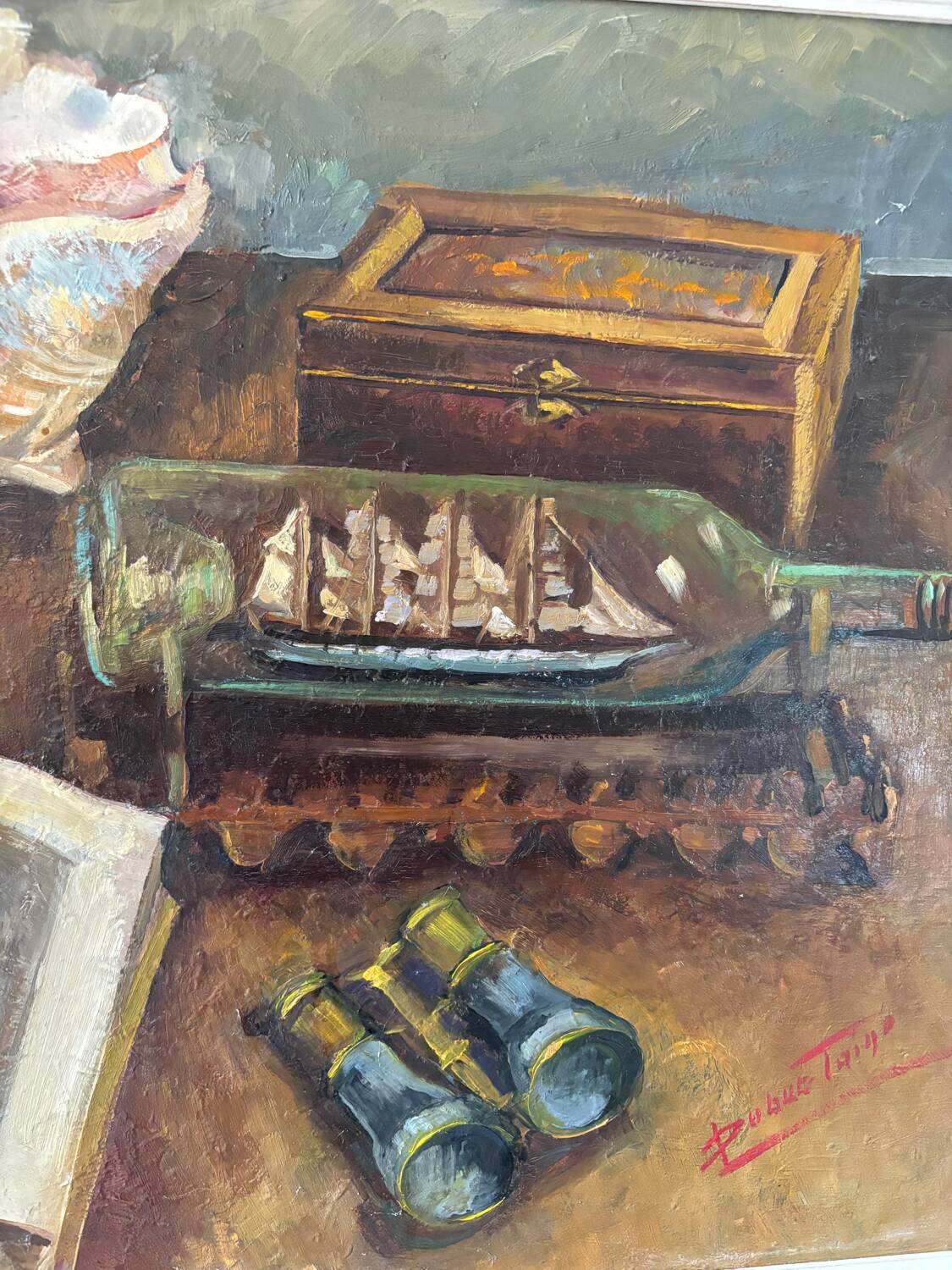 Signed still life from the 20th century