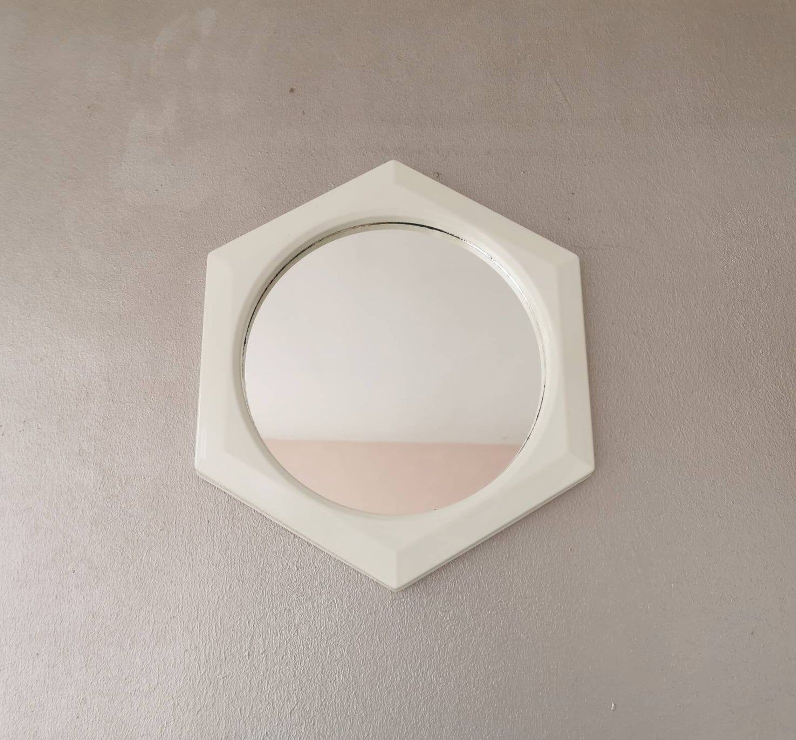 Vintage vintage plastic mirror 1980s