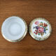Vintage jewelry box in Limoges porcelain flowers and gilding