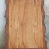 Antique Louis XV style mirror in solid oak with grey patina, 131cm.