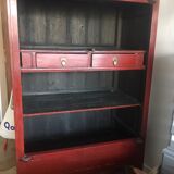 Red chinese cupboard