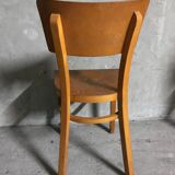 4 bistro chairs signed Thonet