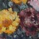Tableau nature morte bouquet fleurs huile sur panneau
