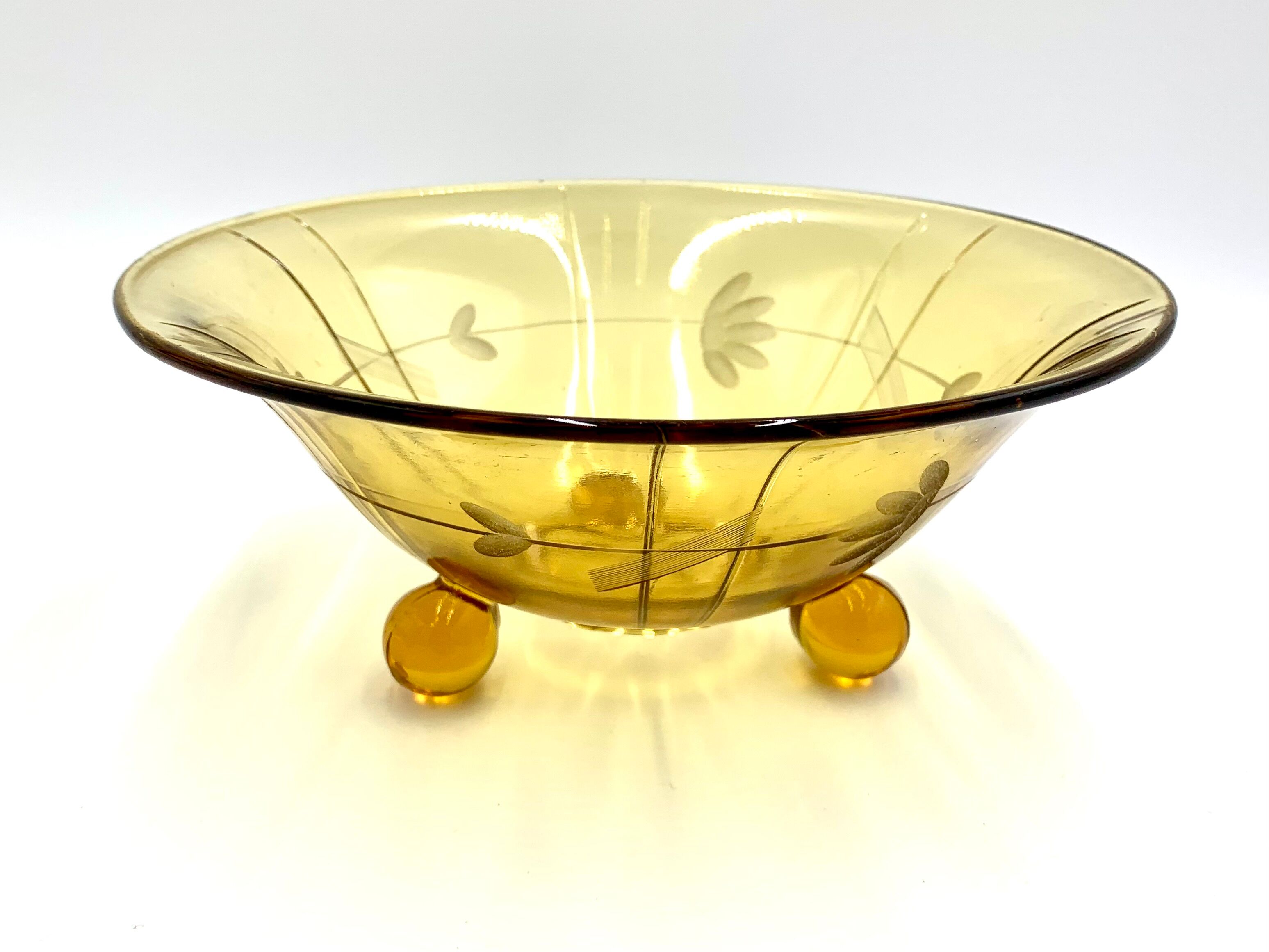 Glass Bowl, Poland, 1960s