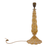 Murano lamp foot with twisted column barrel 1960