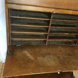 Cabinet notary scriban and lockers of oak desk