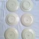 Dessert plates with flowers St Amand and Galluis