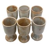 Six cups of sandstone