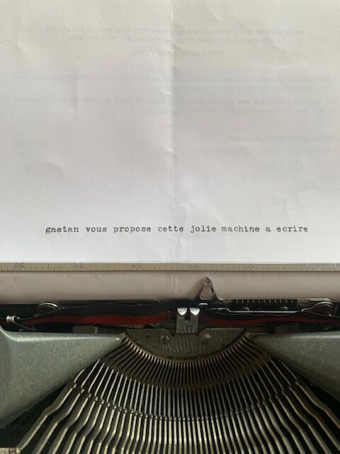Hermes Baby typewriter