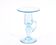 Pale blue bubble glass candle holder from Biot, 1970s