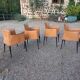 Set of 4 Vela chairs by Carlo Bartoli for Matteo Grassi
