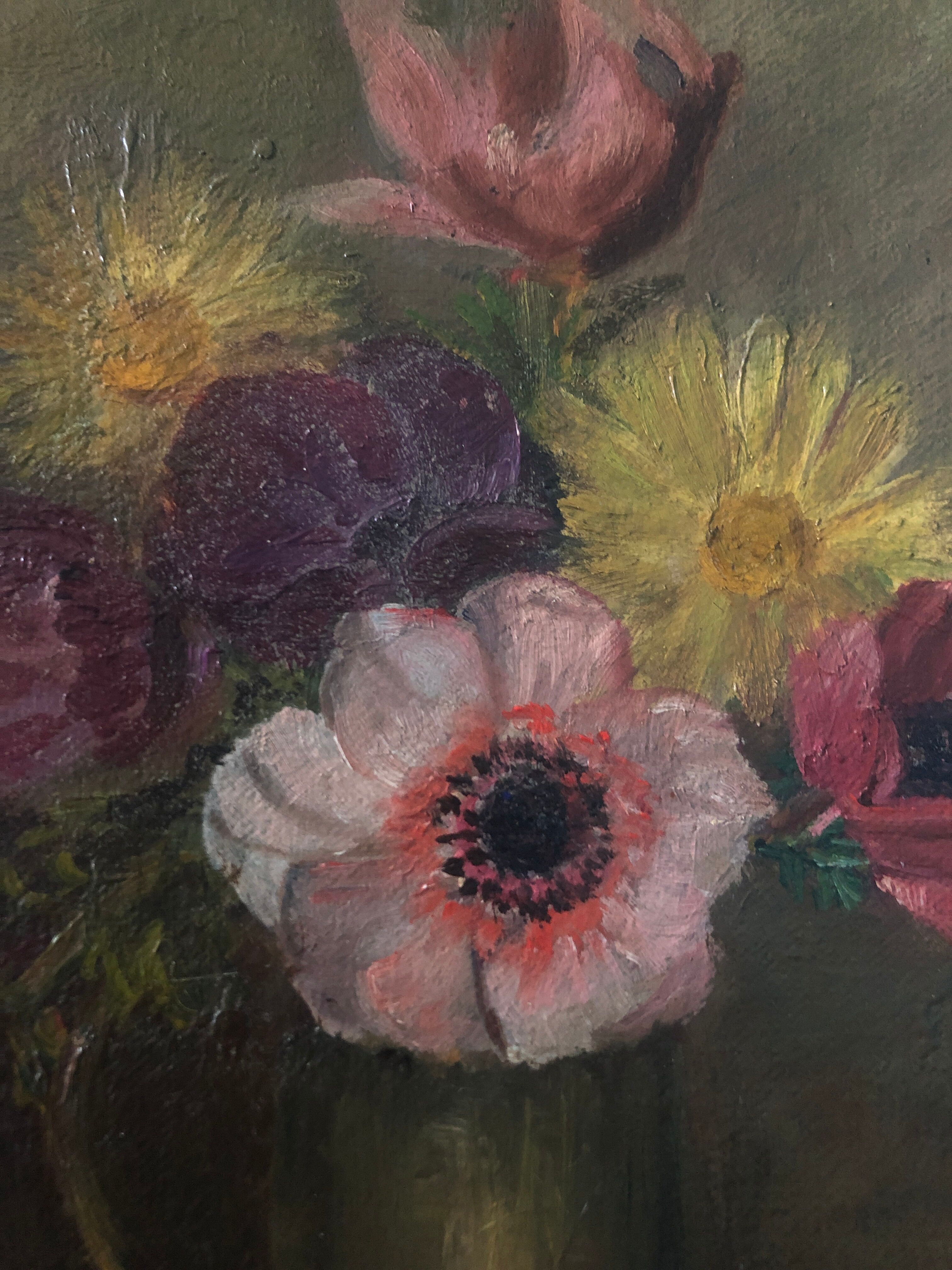 Painting in oil. Signed