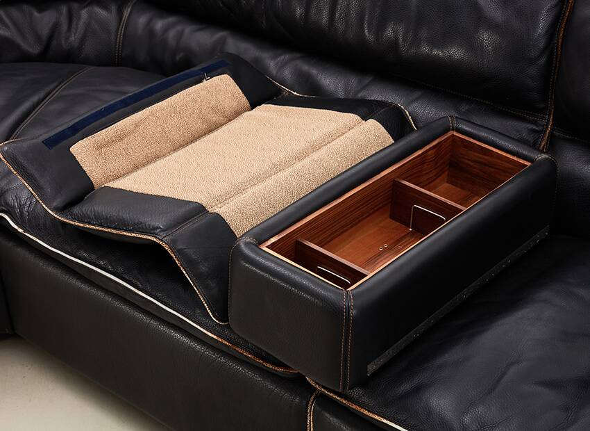Carlo Bartoli Leather Sofa Bogo Series for Rossi di Albizzate Italy 1970s