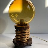 Vintage rope lamp