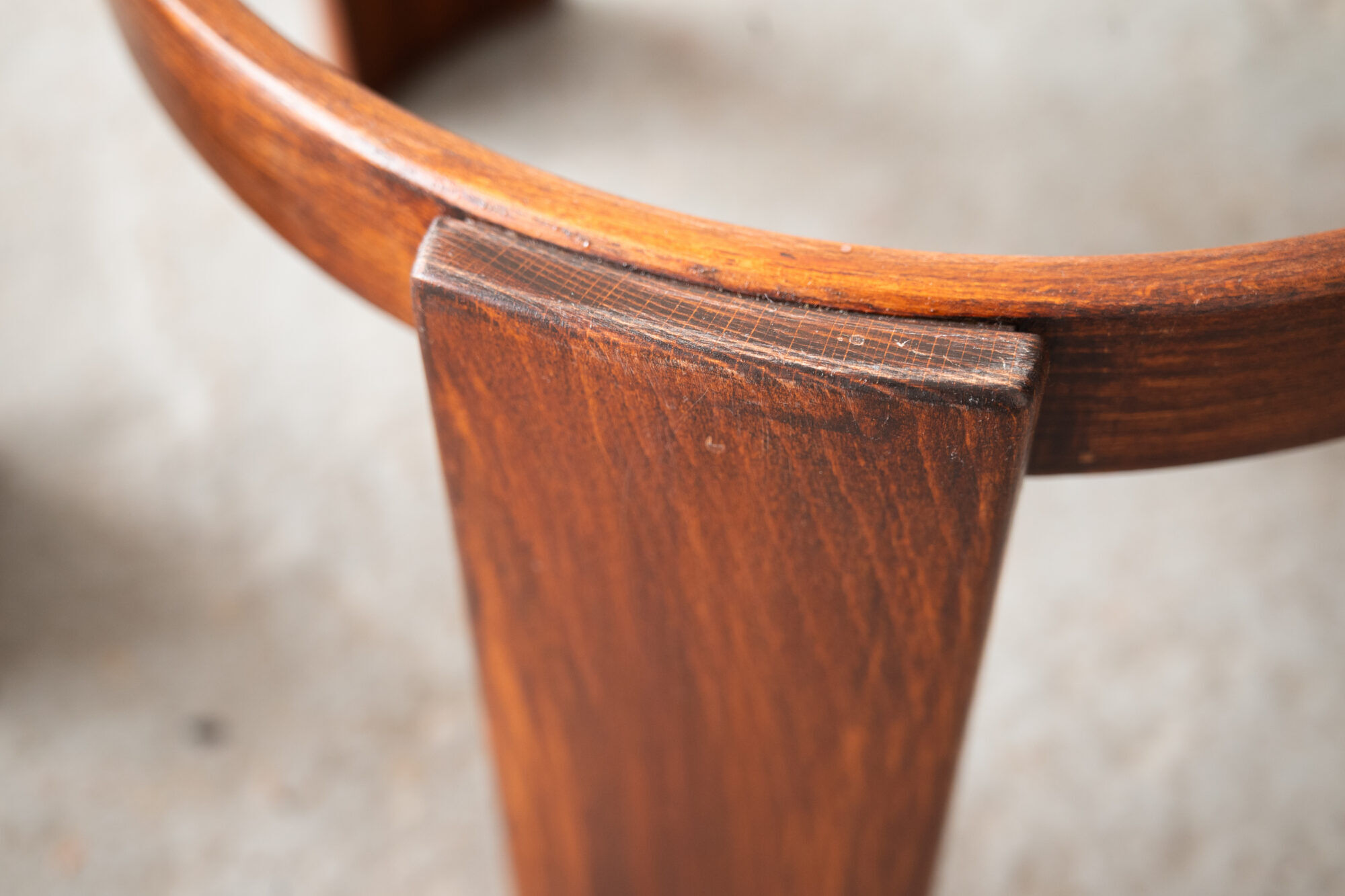 Set of 4 nesting tables by Gianfranco Frattini.