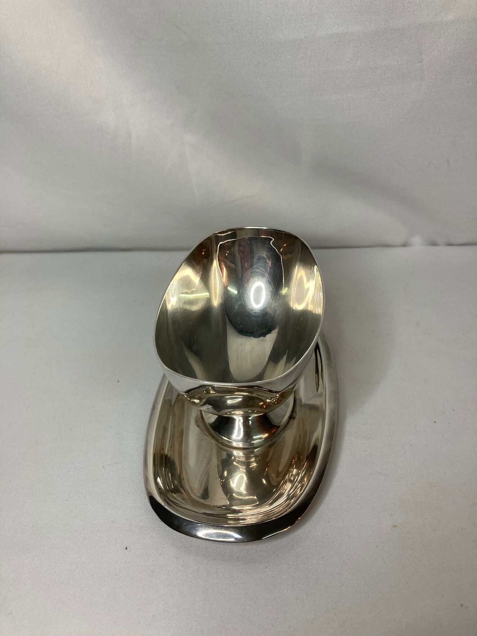 Silver metal saucière ercuis xxth