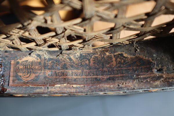 Chaise bistrot en bois et cannage Jacob & Josef Kohn, 1890-1910