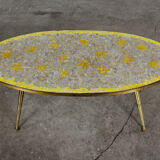 Deutscher 1950er Mosaiktisch Coffee table Vintage design MCM