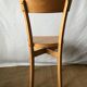 Set of 4 vintage bistro chairs manufacture Boiclerc