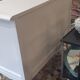 White patinated chest of drawers