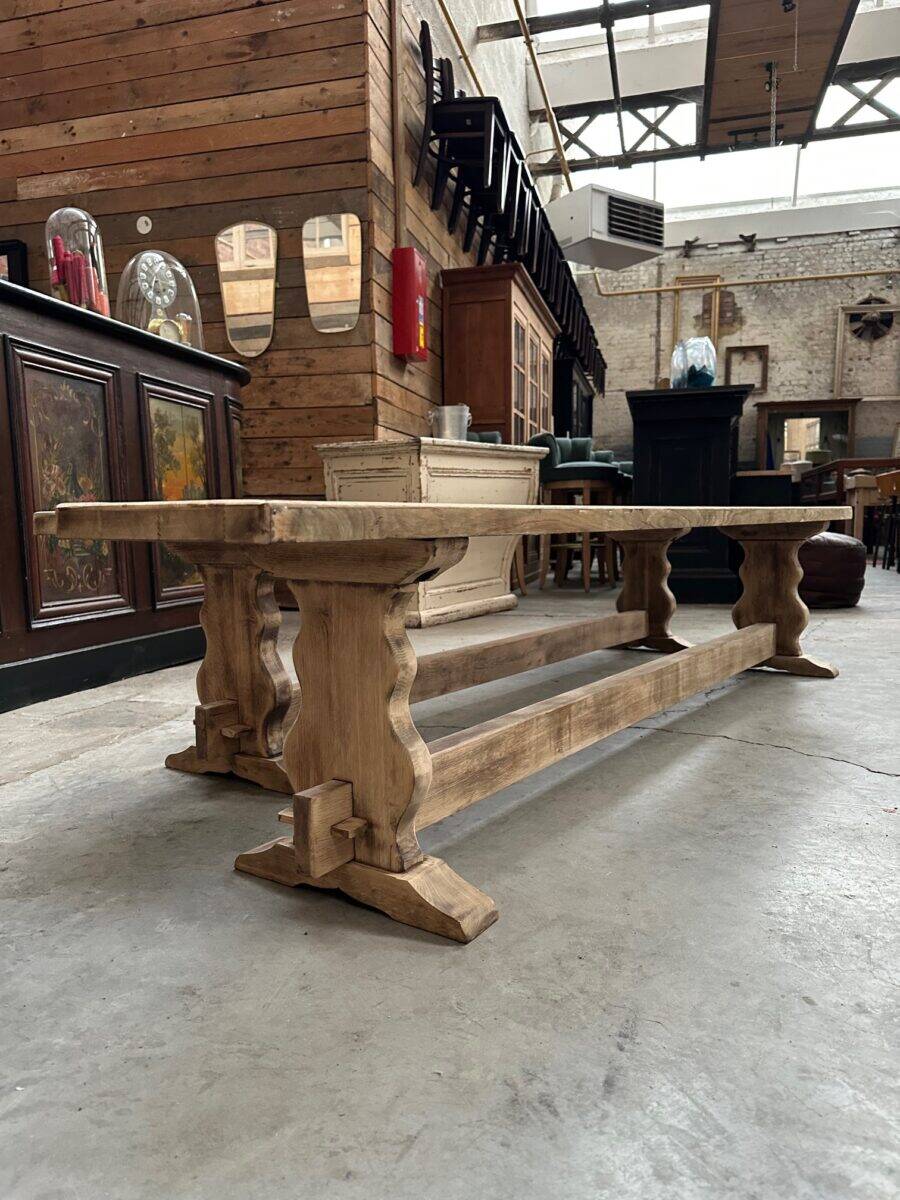 Pair of oak benches