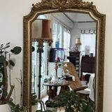Grand miroir ancien de style Louis XV