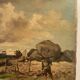 Oil on canvas animated seascape, brittany - signed de belcour? 19th century