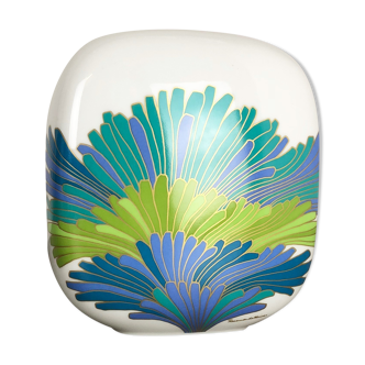 1970s art vase porcelain vase by Rosemonde Nairac for Rosenthal Germany