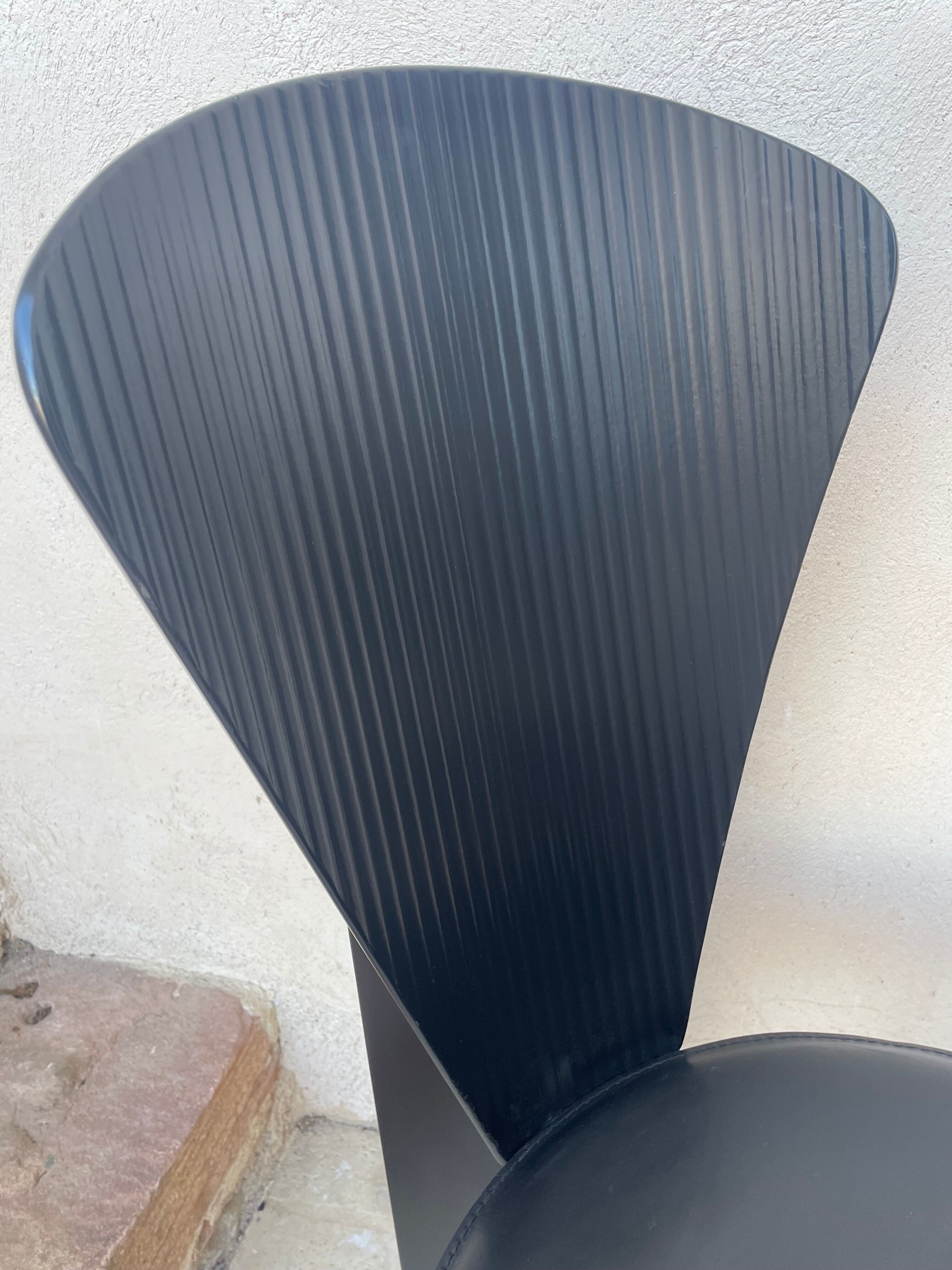 Pair of Calligaris chairs from the 1980s.