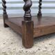1950s turned wood side table