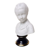 Bust biscuit child Houdon porcelain
