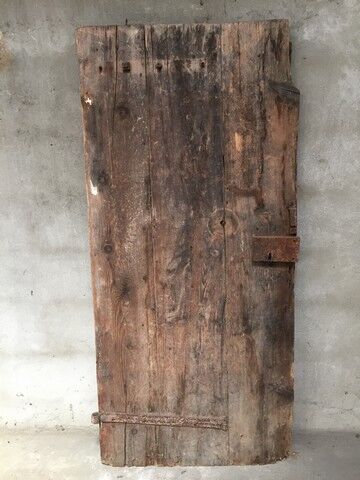 Old larch door