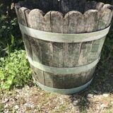 Wood planter