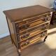 Commode vintage en bois, style Louis XV à tiroirs galbés