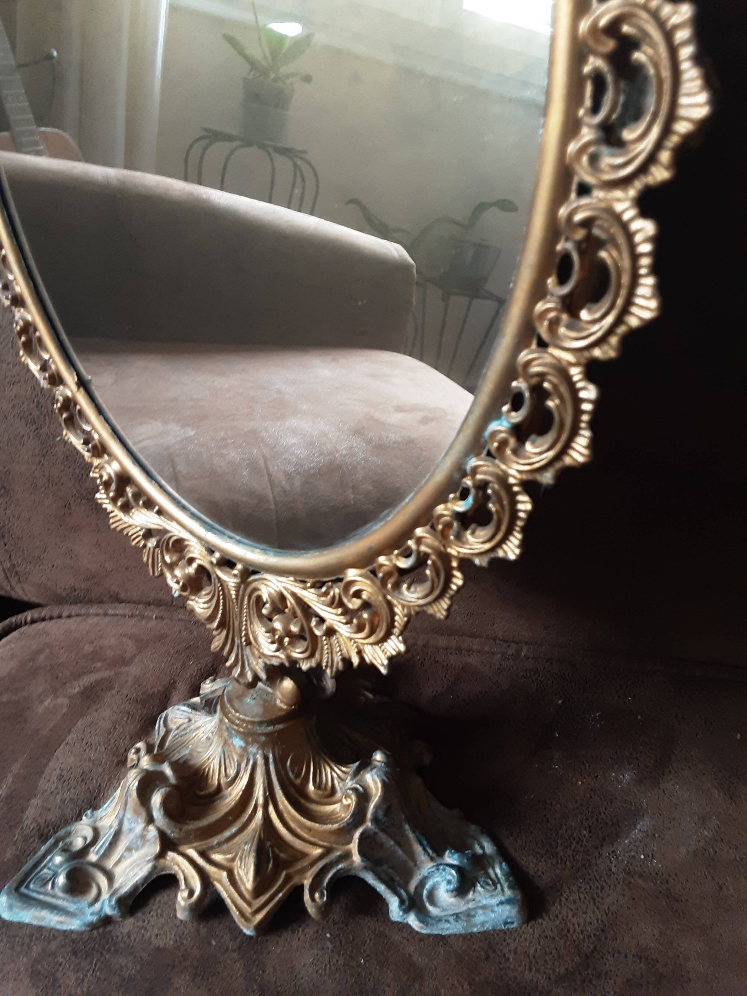 Miroir laiton ancien