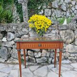 Small desk table in marquetry
