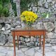 Small desk table in marquetry