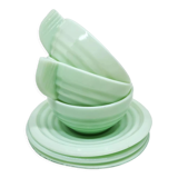 Lot de 3 tasses Arcopal vertes