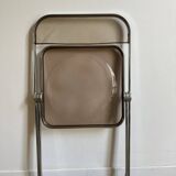 Plia smoked plexi chair by Giancarlo Piretti