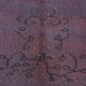 4x8 Shades Of Purple Oriental Handmade Wool Turkish Vintage Rug, 140x230Cm