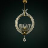 Murano chandelier by Ercole Barovier for Barovier & Toso, 1930s