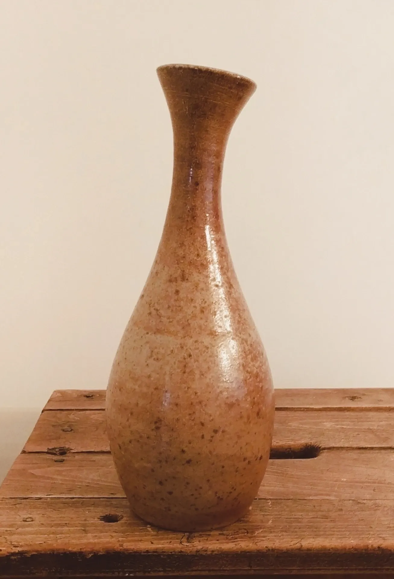 Single-stem vase • Puisaye stoneware